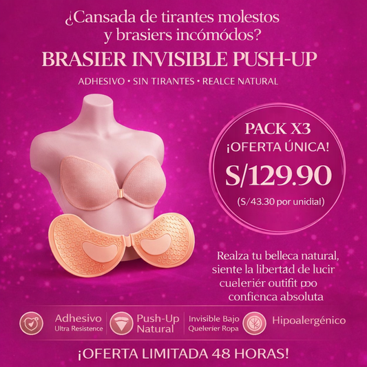 Brasier Ajustable Efecto Push Up